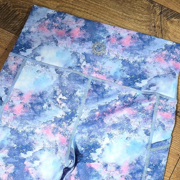 Brisas Womens Activewear 21.5 in. Print Pocket Leggings - Picture 5 of 8